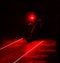 Candado Alarma + Luz Led Trasera con Lasers