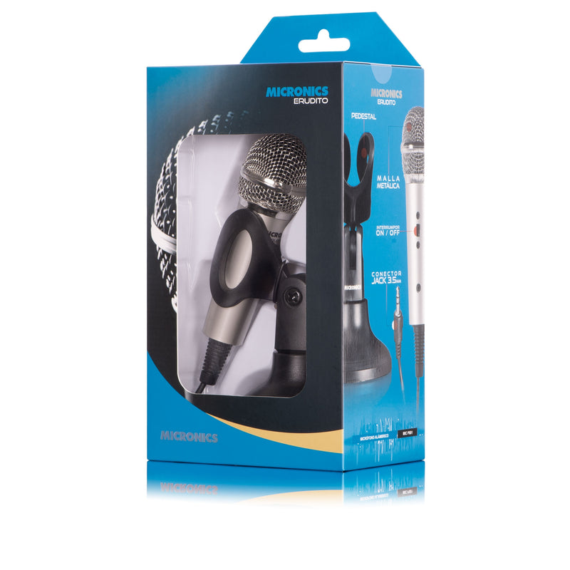 Microfono con Pedestal Micronics P801 Jack 3.5mm