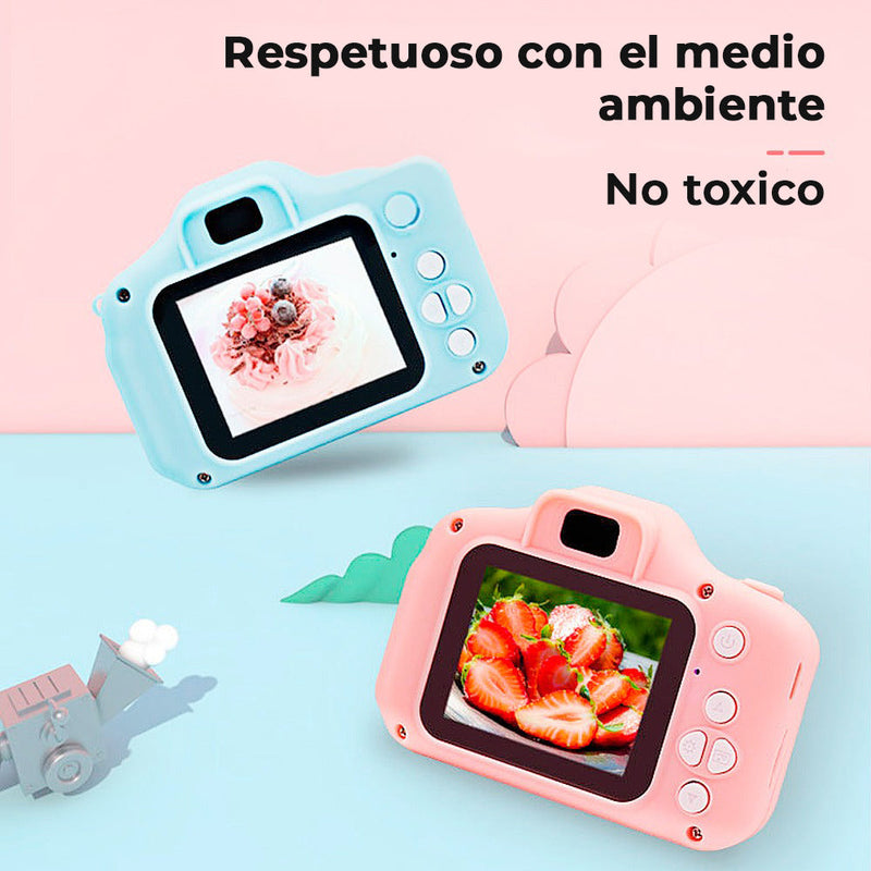 Camara Digital para Niños Ultrabyte con Memoria de 8GB Fotos y Videos