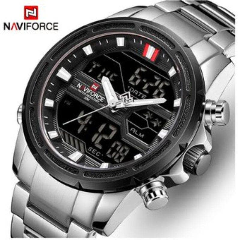 Reloj Naviforce NF9138 Analógico y Digital de Acero