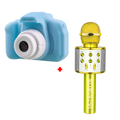 Cámara de Fotos para Niños + Parlante Micrófono Karaoke Bluetooth