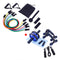 Bandas de Resistencia + Set deportivo (Incluye: soga, rueda abdominal, mancuernas para planchas, ejercitador de manos)