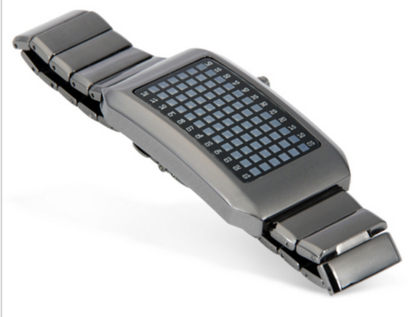 Reloj Led Metalico Matrix